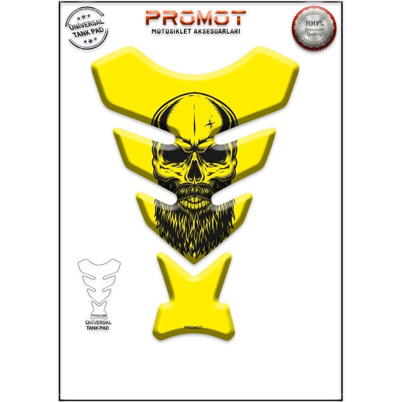 Universal Motosiklet Tank Pad 3D Sticker 0055