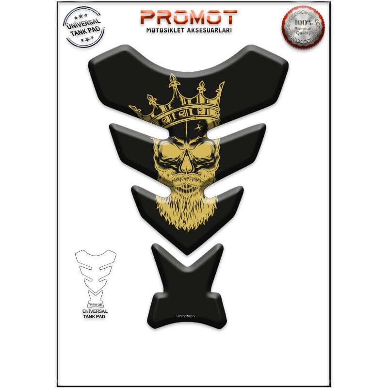 Universal Motosiklet Tank Pad 3D Sticker 0056