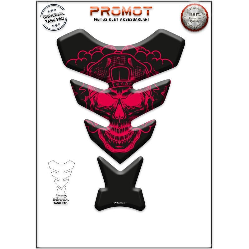 Universal Motosiklet Tank Pad 3D Sticker 0059