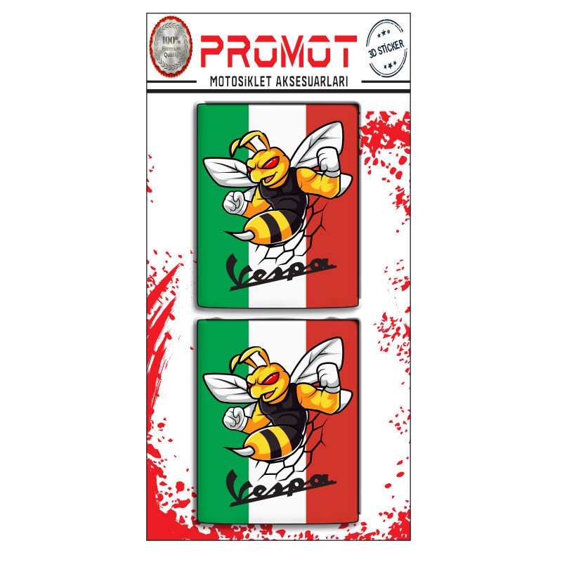 VESPA DAMLA LOGO STİCKER