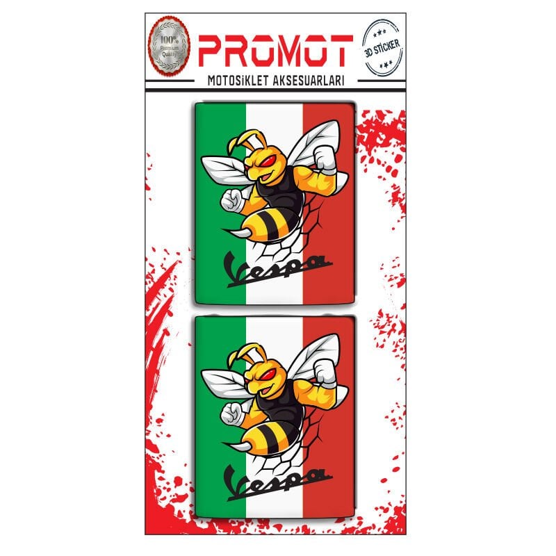 VESPA DAMLA LOGO STİCKER