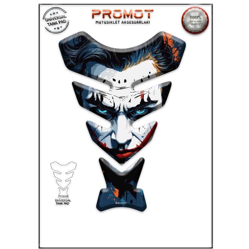 Universal Motosiklet Tank Pad 3D Sticker 0066