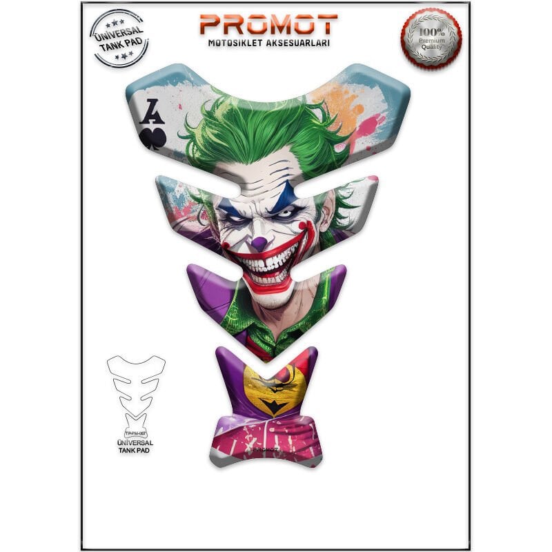 Universal Motosiklet Tank Pad 3D Sticker 0067