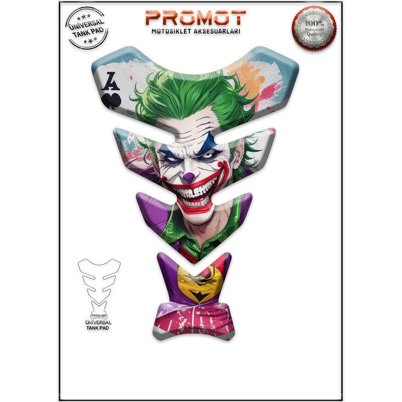 Universal Motosiklet Tank Pad 3D Sticker 0067