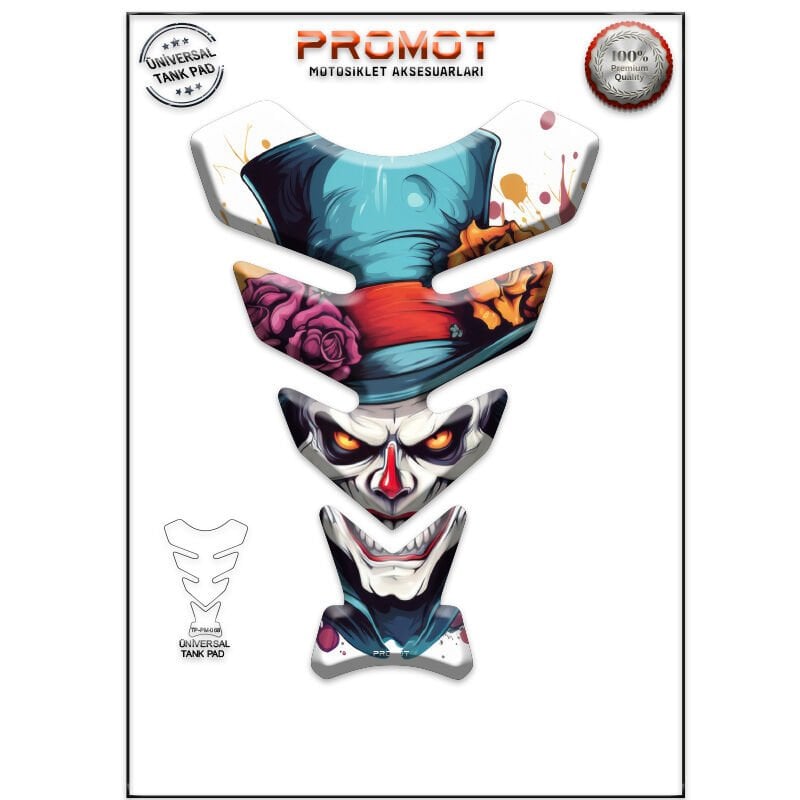 Universal Motosiklet Tank Pad 3D Sticker 0068