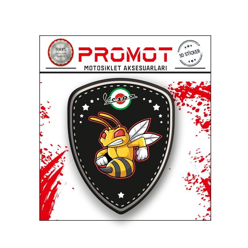VESPA DAMLA LOGO STİCKER