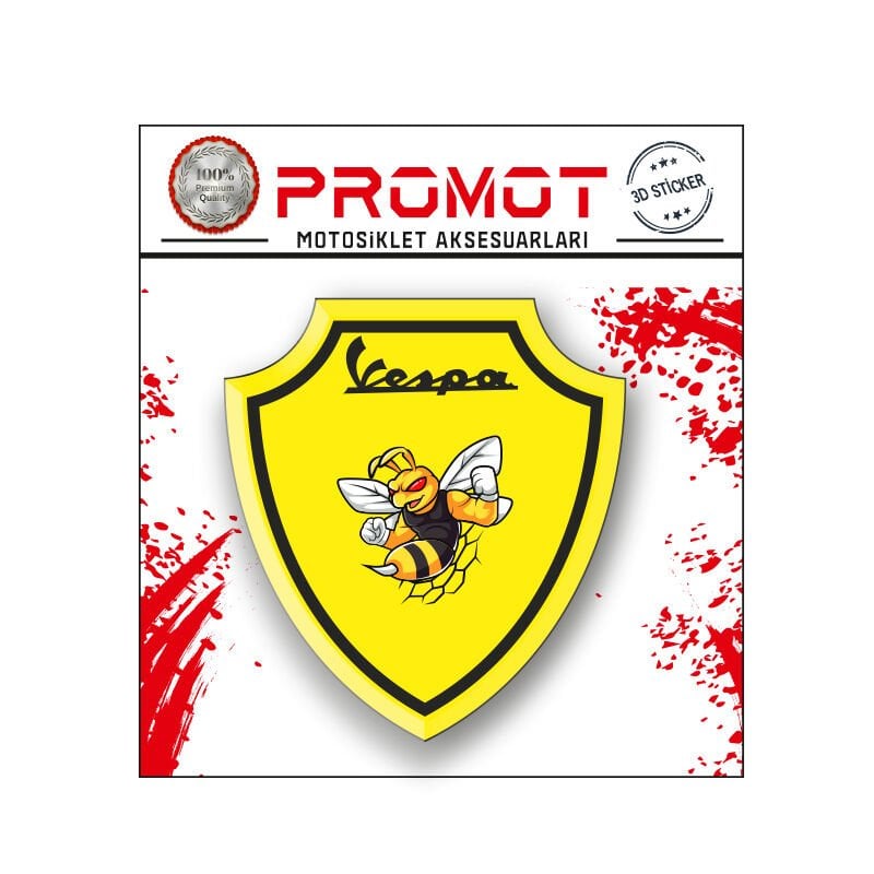 VESPA DAMLA LOGO STİCKER