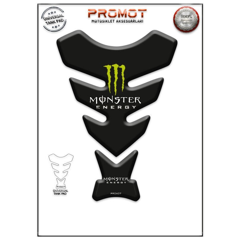 Universal Motosiklet Tank Pad 3D Sticker 0071