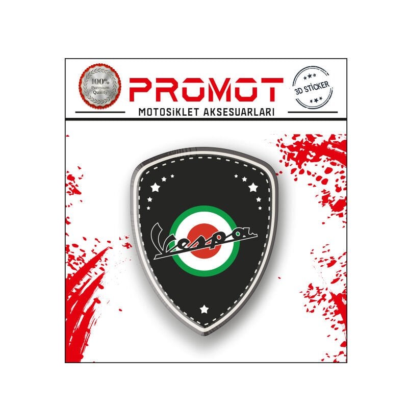 VESPA DAMLA LOGO STİCKER