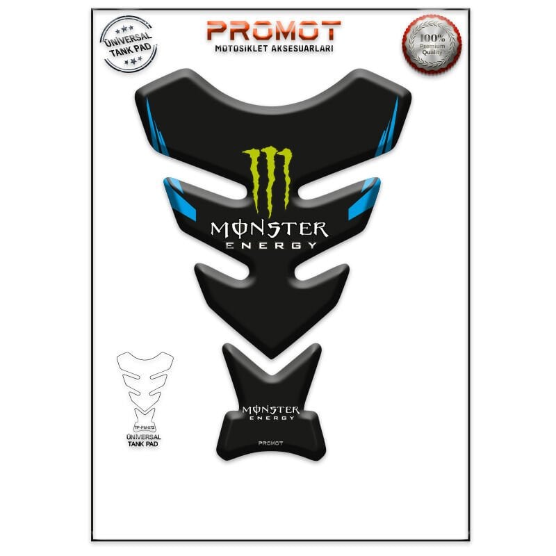 Universal Motosiklet Tank Pad 3D Sticker 0072