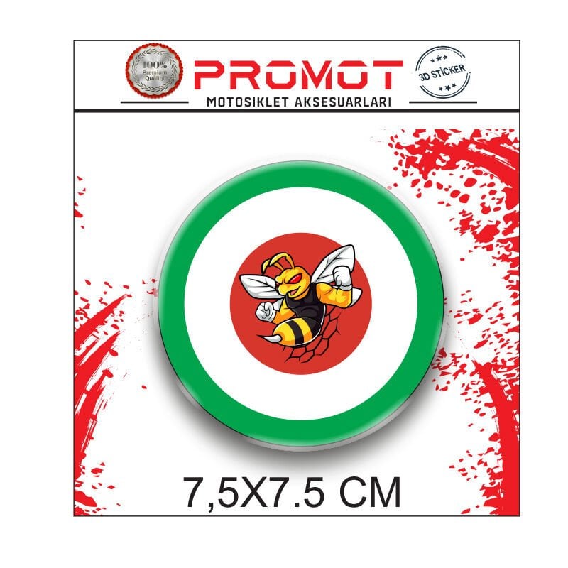 VESPA DAMLA LOGO STİCKER