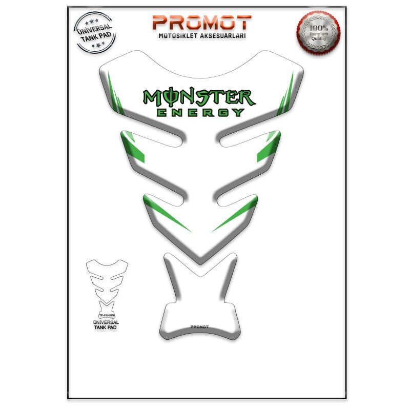 Universal Motosiklet Tank Pad 3D Sticker 0074