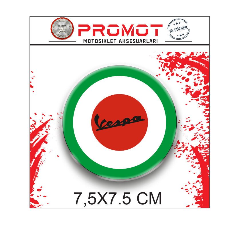 VESPA DAMLA LOGO STİCKER