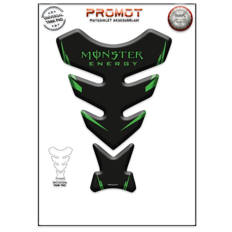 Universal Motosiklet Tank Pad 3D Sticker 0076