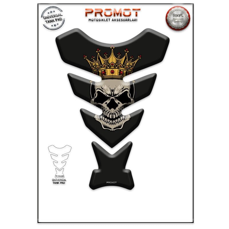 Universal Motosiklet Tank Pad 3D Sticker 0083