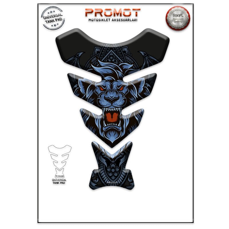 Universal Motosiklet Tank Pad 3D Sticker 0084