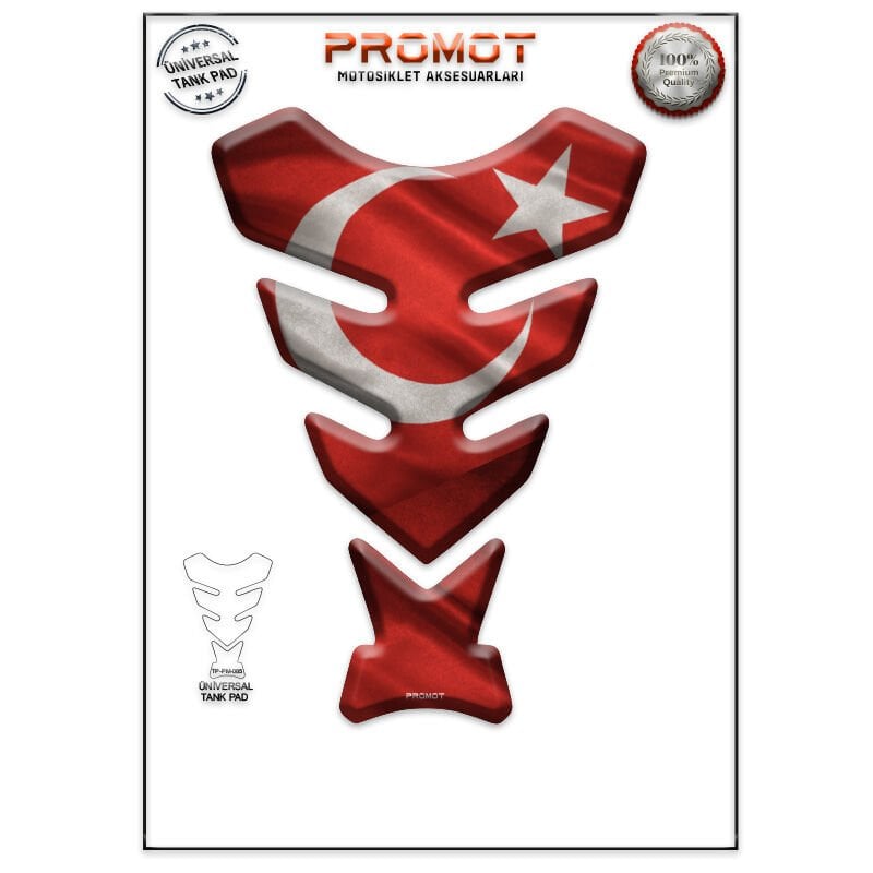 Universal Motosiklet Tank Pad 3D Sticker 0085
