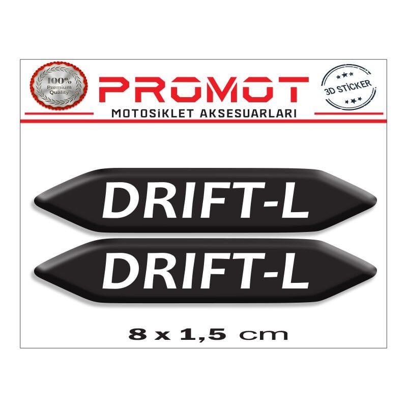 DRİFT-L DAMLA LOGO STİCKER