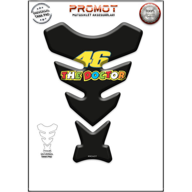 Universal Motosiklet Tank Pad 3D Sticker 0088