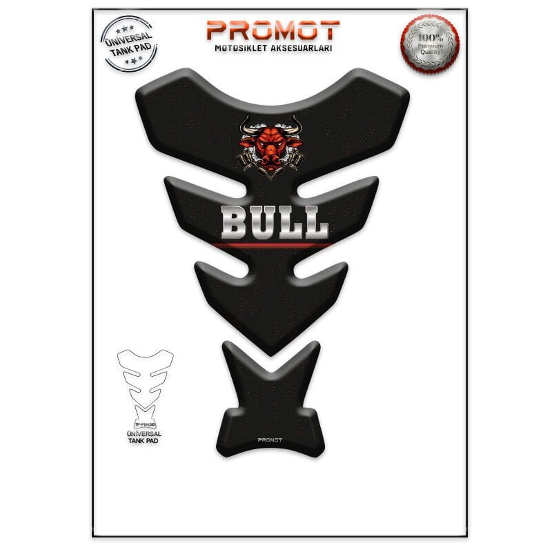 Universal Motosiklet Tank Pad 3D Sticker 0096