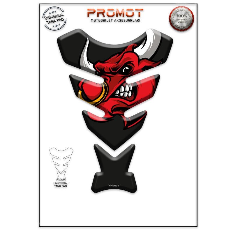 Universal Motosiklet Tank Pad 3D Sticker 0098