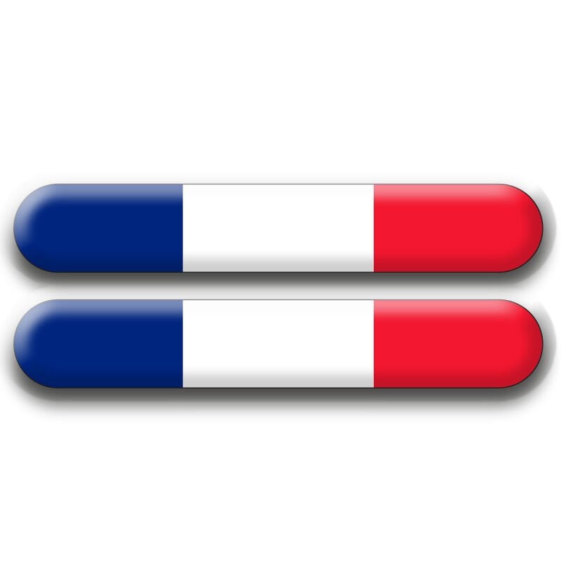 FRANSA BAYRAK DAMLA LOGO STİCKER