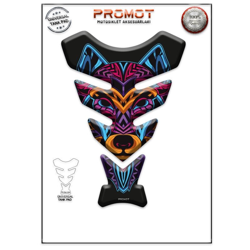 Universal Motosiklet Tank Pad 3D Sticker 0104
