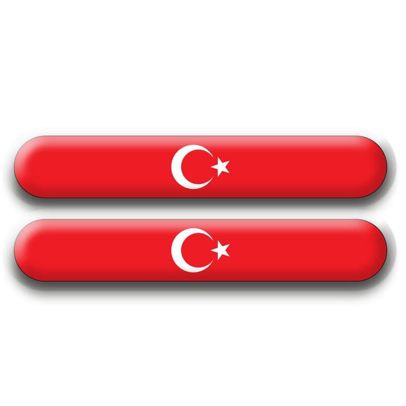 TÜRK BAYRAĞI DAMLA LOGO STİCKER