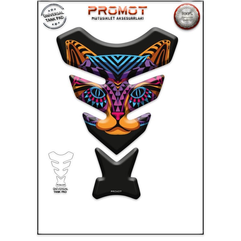 Universal Motosiklet Tank Pad 3D Sticker 0105