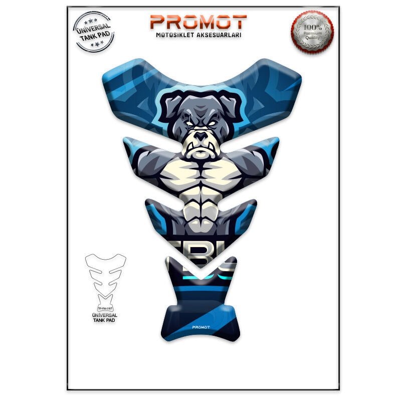 Universal Motosiklet Tank Pad 3D Sticker 0107