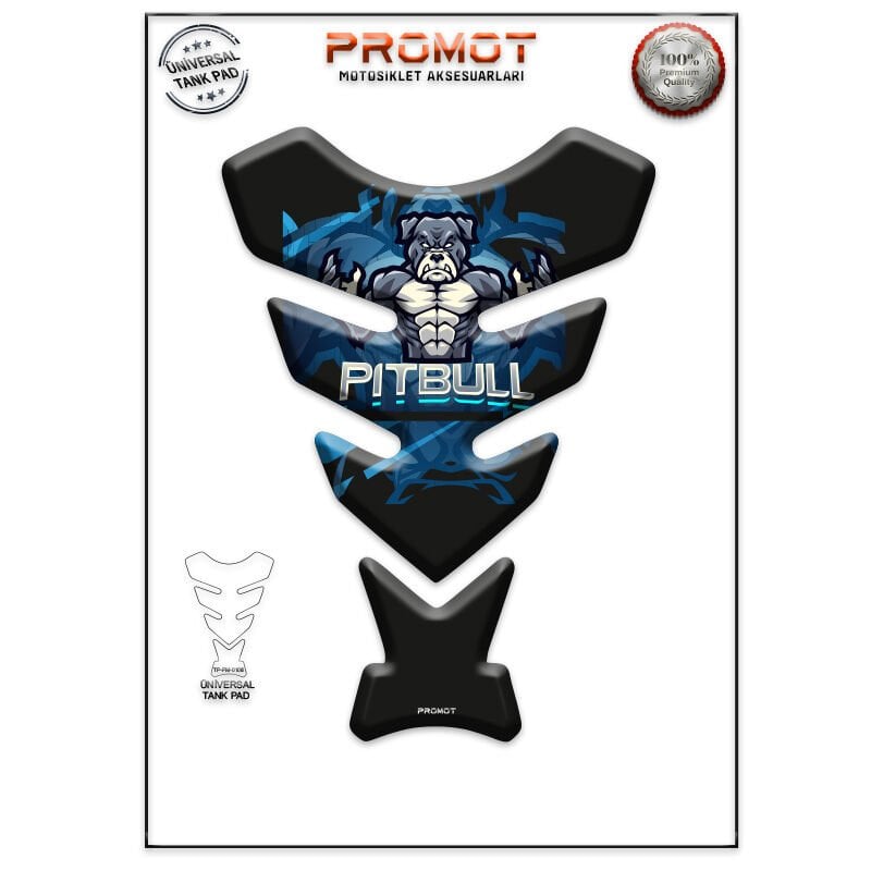 Universal Motosiklet Tank Pad 3D Sticker 0108
