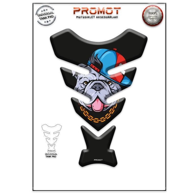 Universal Motosiklet Tank Pad 3D Sticker 0110