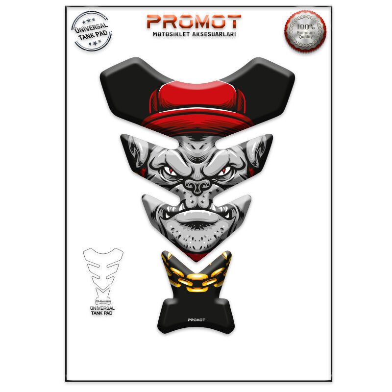 Universal Motosiklet Tank Pad 3D Sticker 0115