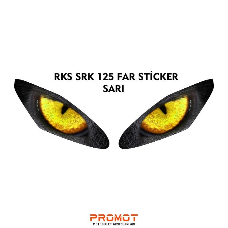 SRK 125 R 2023 - 2026 UYUMLU FAR STİCKER