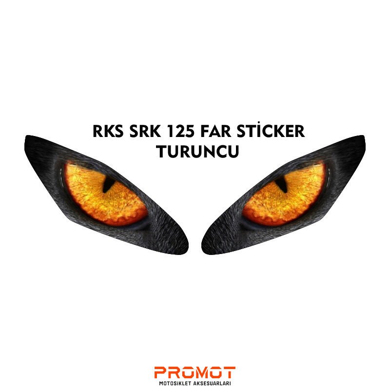 SRK 125 R 2023 - 2026 UYUMLU FAR STİCKER
