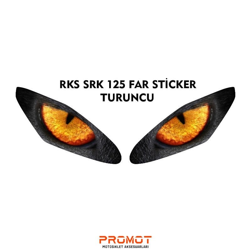 SRK 125 R 2023 - 2026 UYUMLU FAR STİCKER