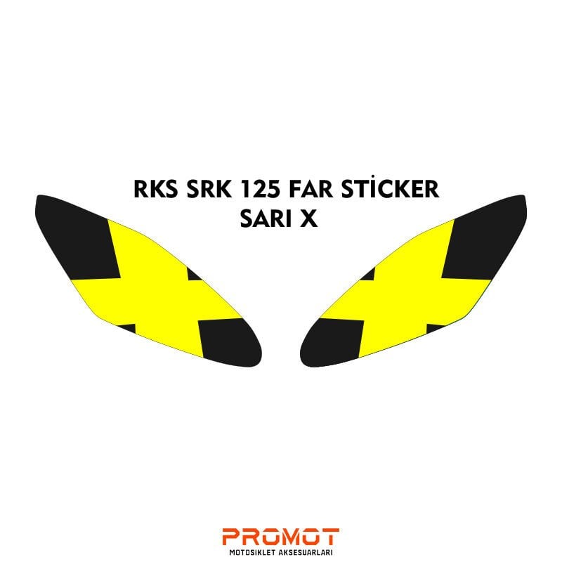 SRK 125 R 2023 - 2026 UYUMLU FAR STİCKER