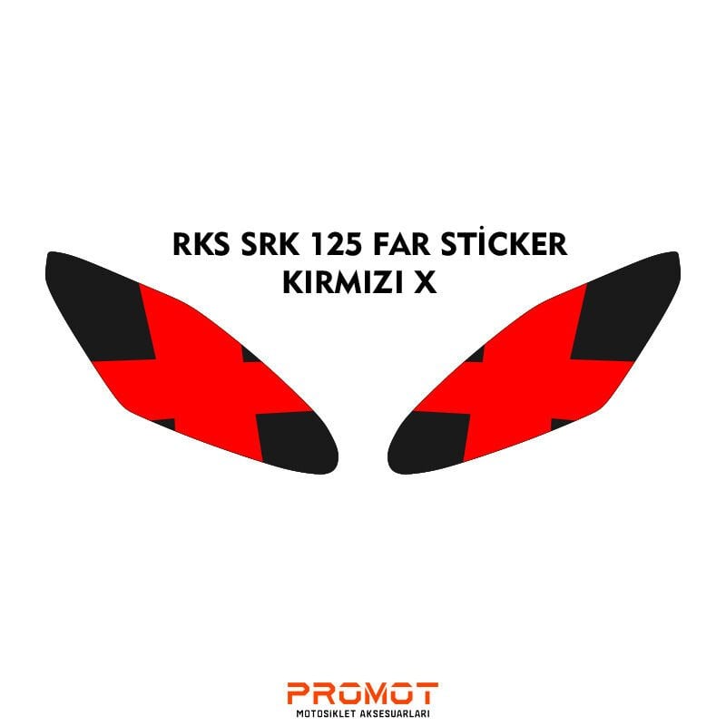 SRK 125 R 2023 - 2026 UYUMLU FAR STİCKER