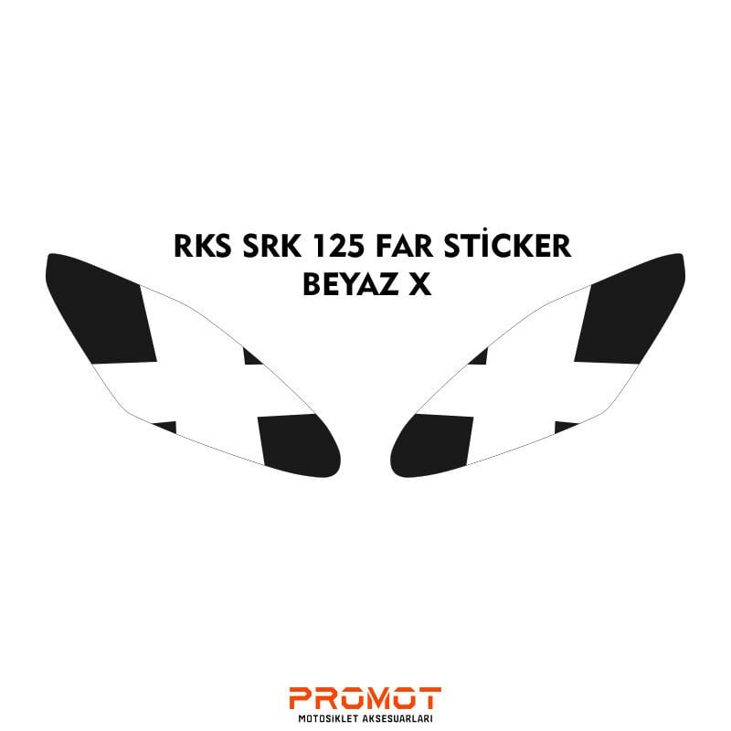 SRK 125 R 2023 - 2026 UYUMLU FAR STİCKER