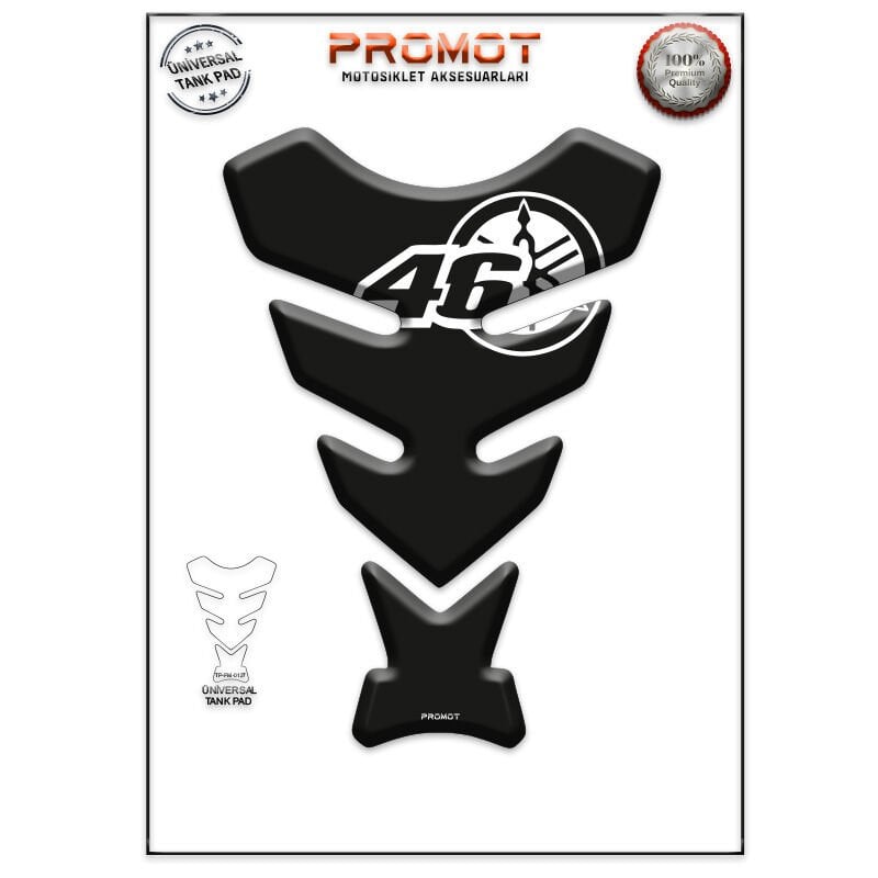 Universal Motosiklet Tank Pad 3D Sticker 0127
