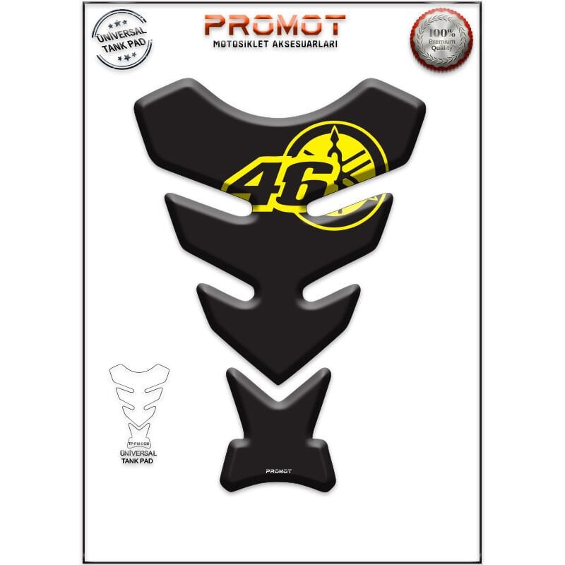 Universal Motosiklet Tank Pad 3D Sticker 0128