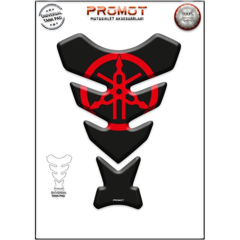 Universal Motosiklet Tank Pad 3D Sticker 0133