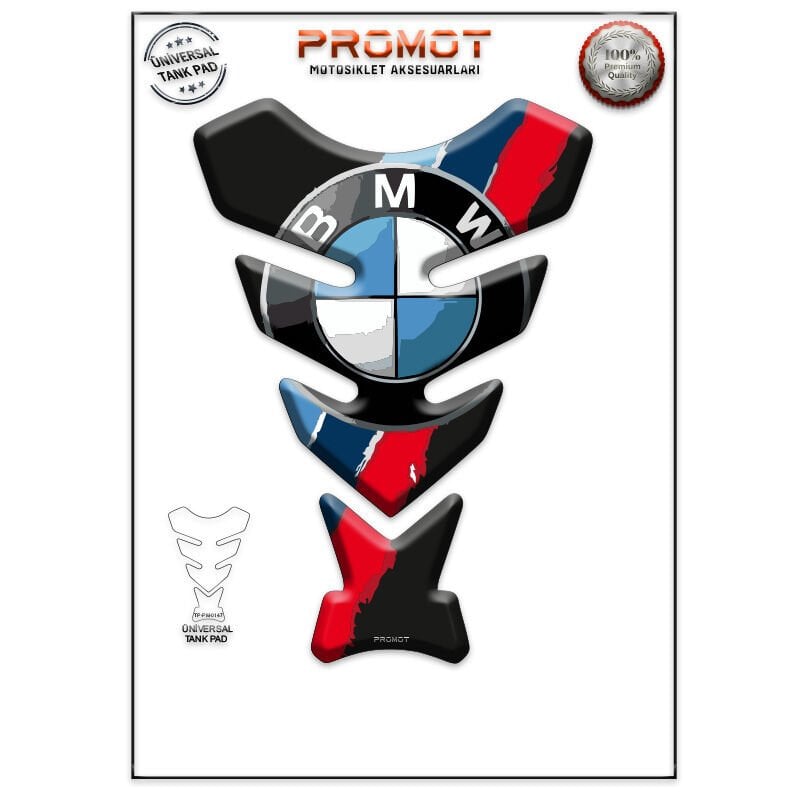 Universal Motosiklet Tank Pad 3D Sticker 0147