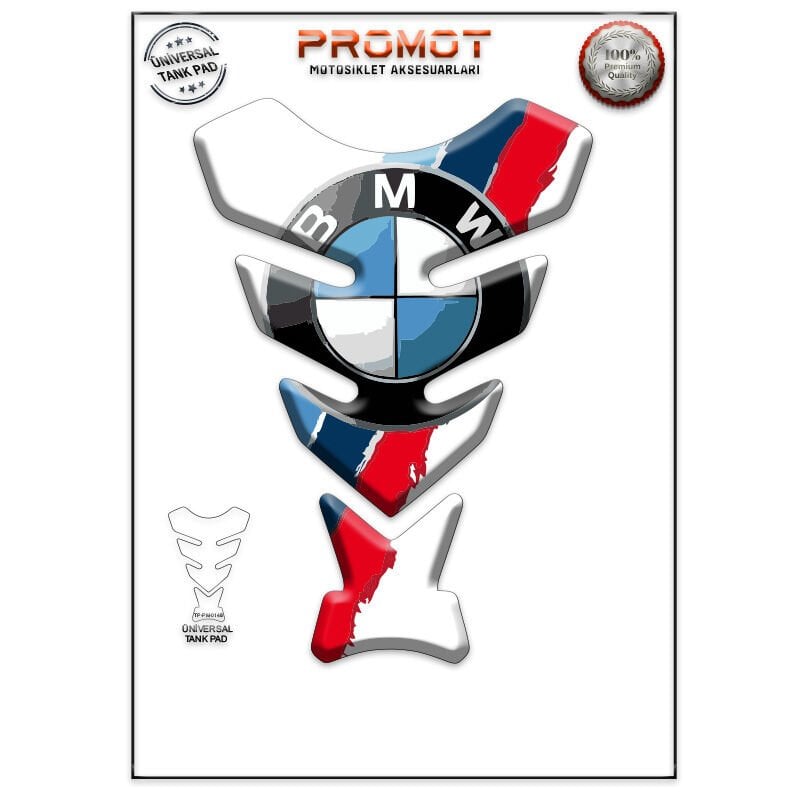 Universal Motosiklet Tank Pad 3D Sticker 0148