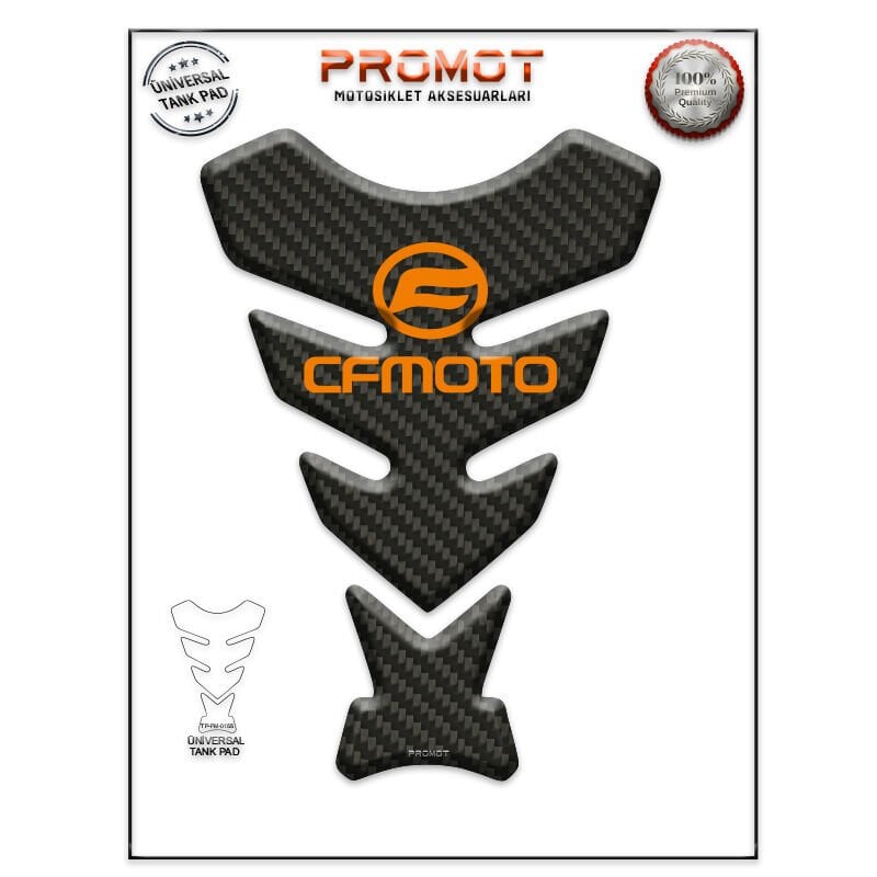 Universal Motosiklet Tank Pad 3D Sticker 0155