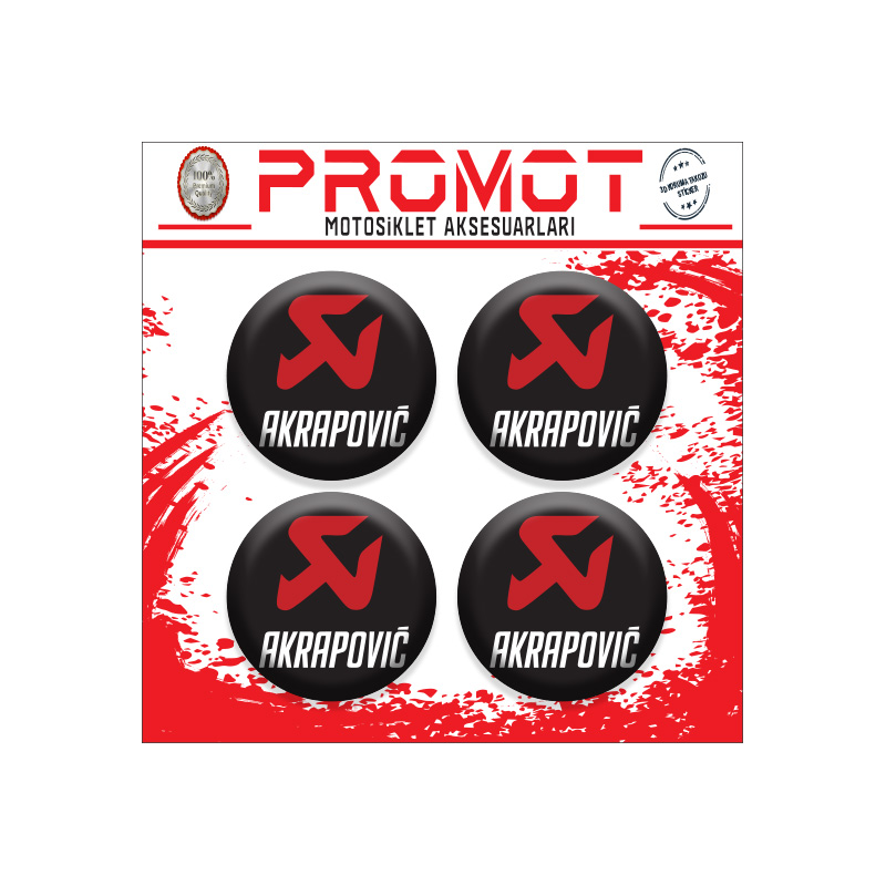 AKRAPOVIC TASARIMLI KORUMA TAKOZU LOGOSU 1