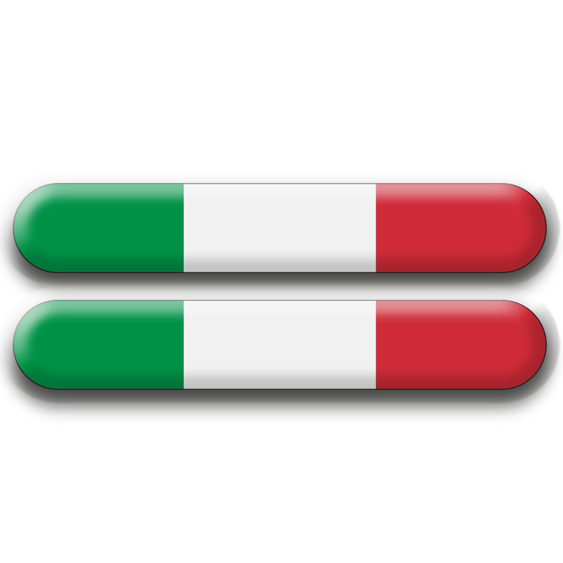 İTALYA 3D KABARTMALI 2 Lİ DAMLA STİCKER 1