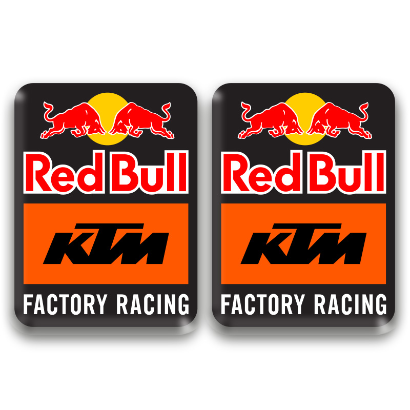 KTM RACE 3D KABARTMALI 2 Lİ DAMLA STİCKER 2