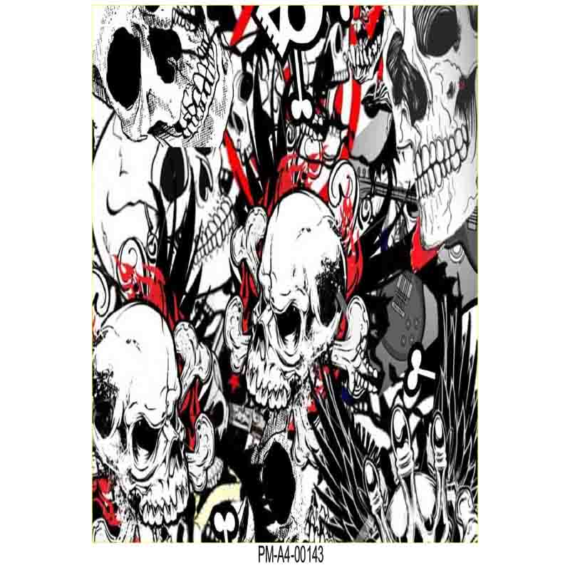 HELLAFLUSH TASARIMLI EKİPMAN KASK MOTORSİKLET STİCKER SETİ 09