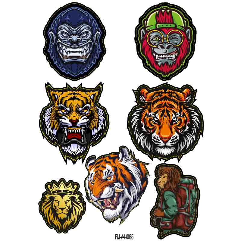 TREND EKİPMAN KASK MOTORSİKLET STİCKER SETİ 01